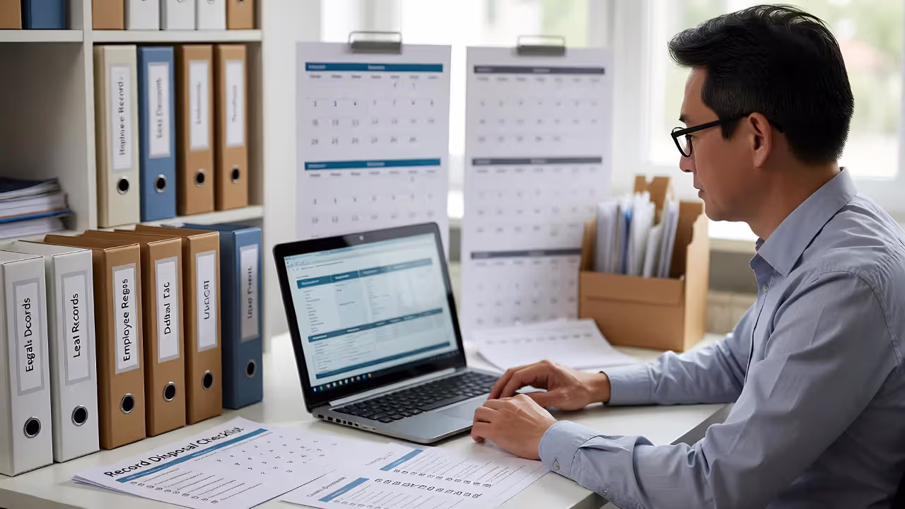 Retention rules help HR teams keep records long enough without storing everything forever.