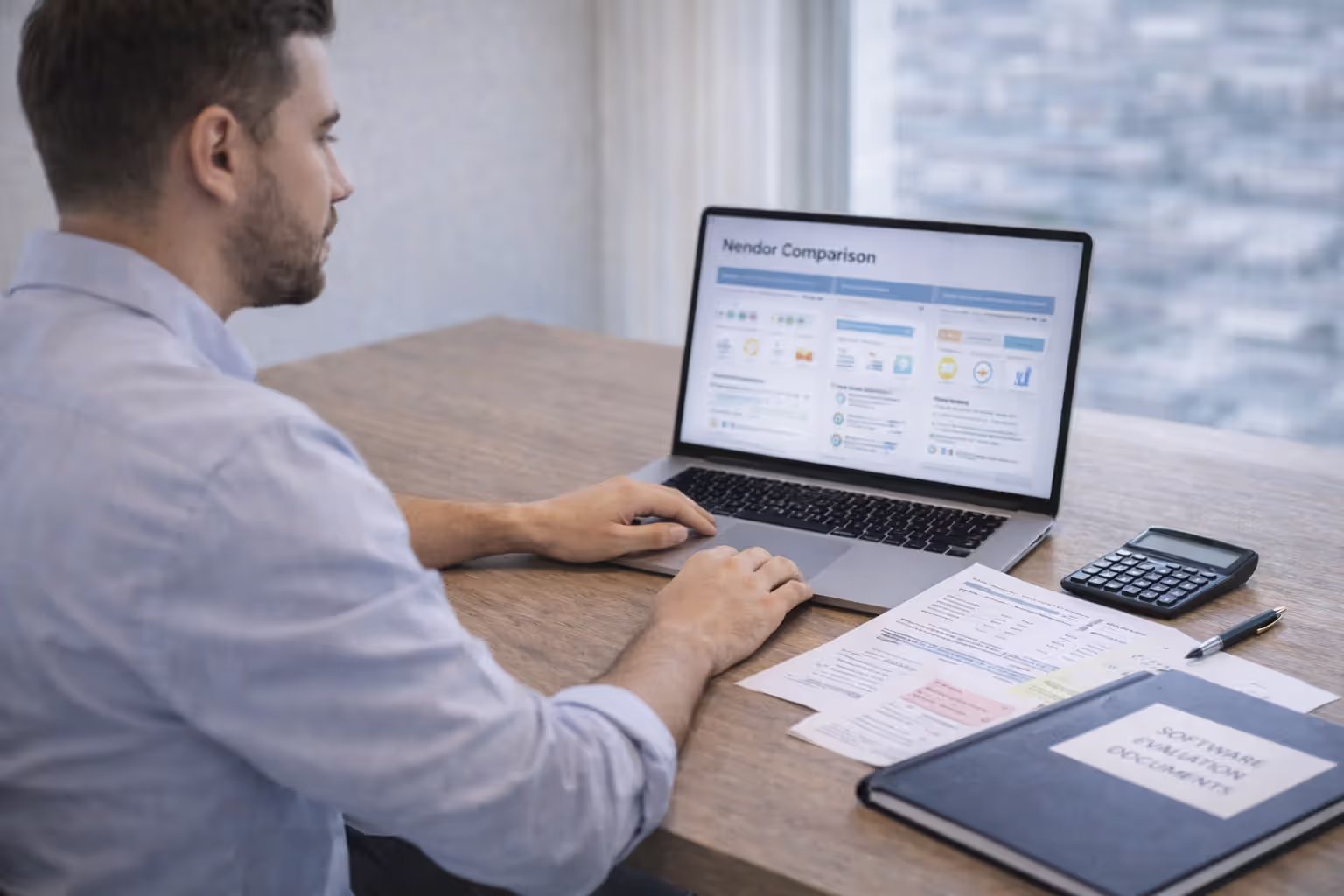 HR analyst comparing HR analytics platforms and software options